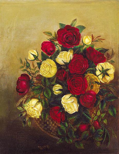 Robert Scott Duncanson Roses Still Life China oil painting art